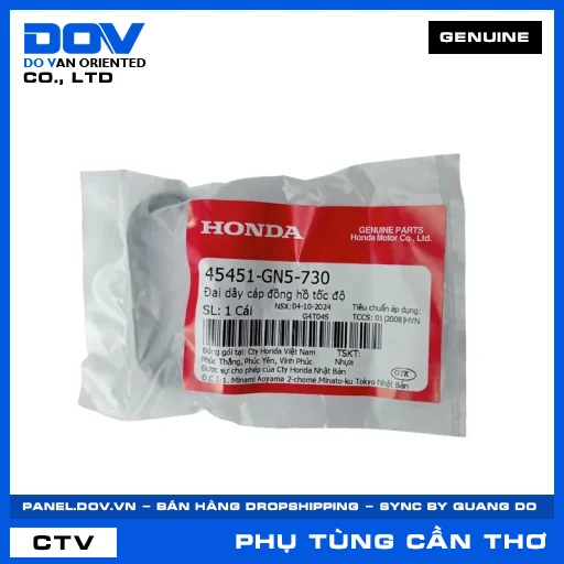 ĐAI DÂY CÁP ĐỒNG HỒ TỐC ĐỘ WAVE ALPHA — 45451GN5730