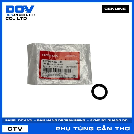 TẤM ĐỆM CAO SU ĐỂ CHÂN CB500X, DREAM 110, NX500 — 50714KBA930