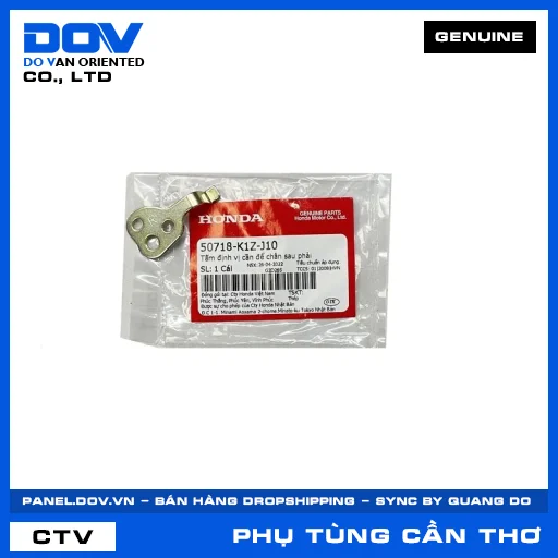 Tấm định vị cần để chân sau phải PCX 160 — 50718K1ZJ10