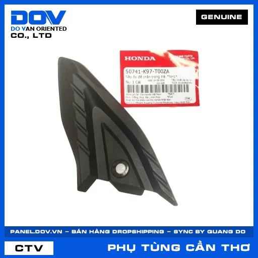 NẮP ỐP ĐỂ CHÂN TRONG TRÁI *NH1* PCX, PCX 125/150 — 50741K97T00ZA
