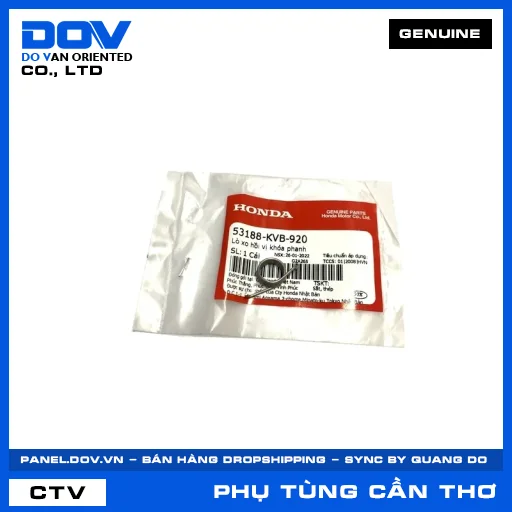 LÒ XO HỒI VỊ KHÓA PHANH (thắng) AIR BLADE 110, AIR BLADE 125, AIR BLADE 125/150, AIR BLADE 125/160 — 53188KVB920