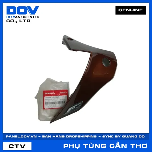 Bộ ốp trái nắp trước tay lái * SH — 53200KTGV00ZC