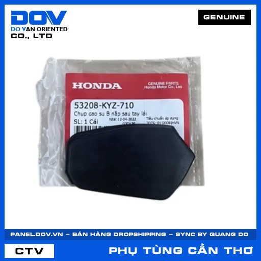 CHỤP CAO SU B NẮP SAU TAY LÁI FUTURE 125 — 53208KYZ710