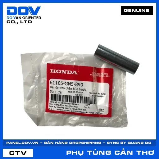 BẠC ỐC TREO CHẮN BÙN TRƯỚC (dè) SUPER DREAM — 61105GN5890