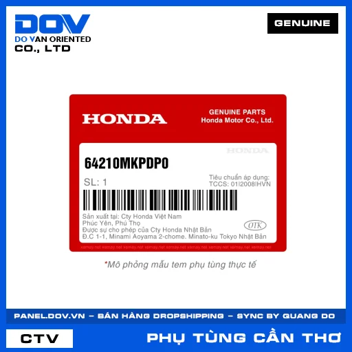 GIÁ ĐỠ ĐÈN PHA B CB500F — 64210MKPDP0