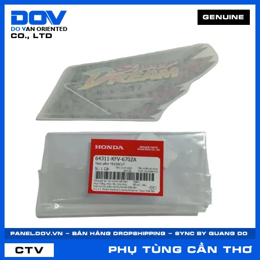 TEM YẾM *R150CU* SUPER DREAM — 64311KFV670ZA