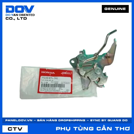 CỤM KHÓA YÊN XE WAVE 100 — 77230KTL741