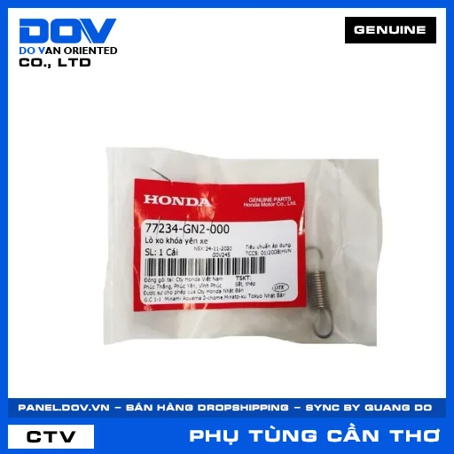 LÒ XO KHÓA YÊN XE AIR BLADE 125, AIR BLADE 125/150, AIR BLADE 125/160, BLADE 110 — 77234GN2000