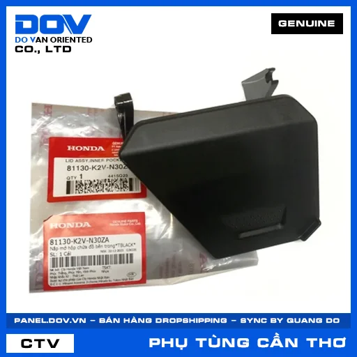 NẮP MỞ HỘP CHỨA ĐỒ BÊN TRONG*TBLACK* — 81130K2VN30ZA