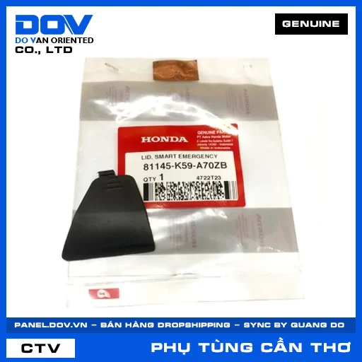 NẮP KHẨN CẤP *TBLACK* — 81145K59A70ZB