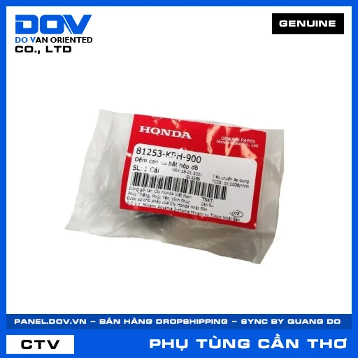 ĐỆM CAO SU BẮT HỘP ĐỒ BLADE 110, FUTURE 125, FUTURE NEO, WAVE 100 — 81253KPH900