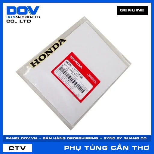 TEM CHỮ HONDA 75MM BLADE 110 — 86101K57V10ZB