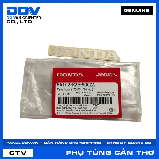 TEM HONDA 75MM *NH411* SH MODE — 86102K29900ZA