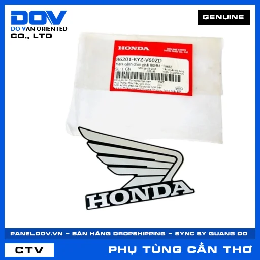 MARK CÁNH CHIM PHẢI 80MM *NHB2 FUTURE 125 — 86201KYZV60ZD