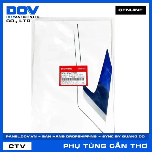 TEM TẤM GIÁ ĐỂ CHÂN SAU PHẢI *R389* WINNER X — 86501K56V70ZA