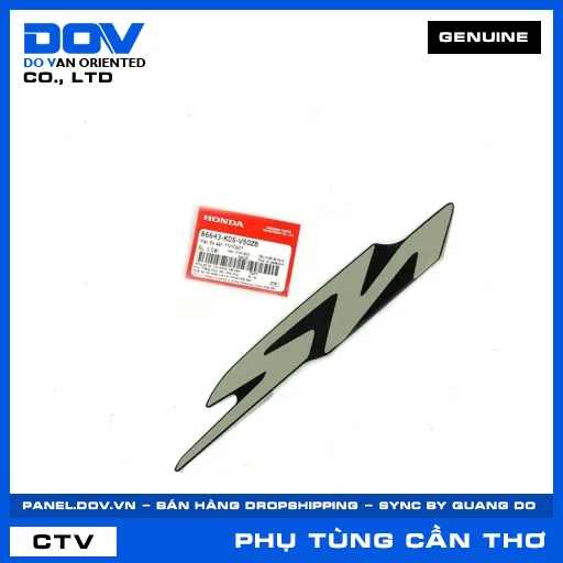MÁC ỐP SÀN *NHC60* SH 125/160 — 86643K0SV50ZB