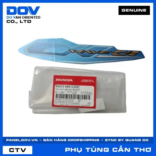 TEM CÁNH YẾM TRÁI *B203M* WAVE ALPHA 110 — 86643K89V30ZC