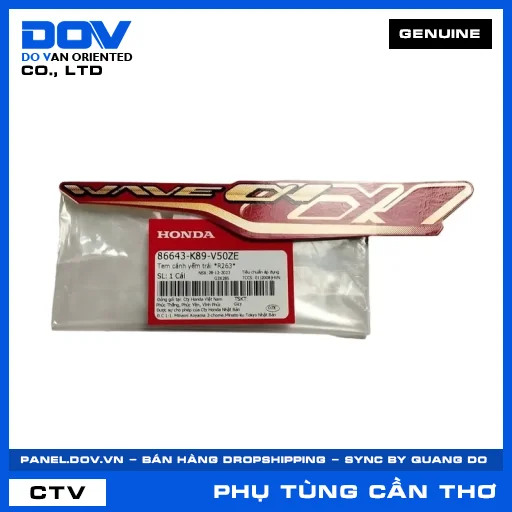 TEM CÁNH YẾM TRÁI *R263* WAVE ALPHA 110 — 86643K89V50ZE
