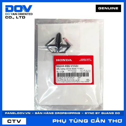 BIỂU TƯỢNG CHỮ AIR BLADE *TYPE1* AIR BLADE 125 — 86644K66V10ZA