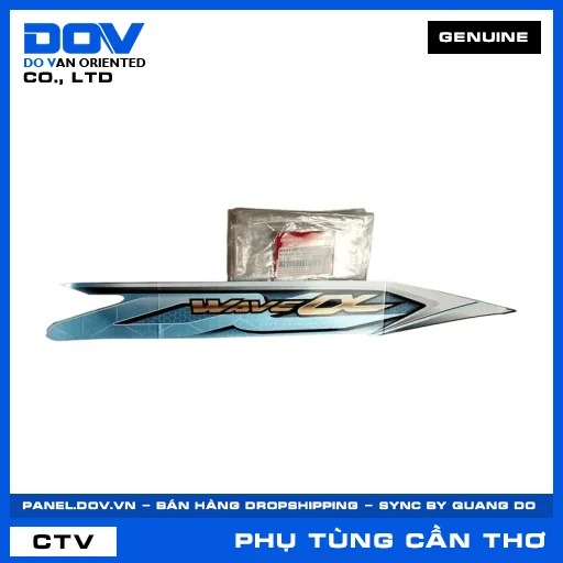 TEM ỐP SƯỜN PHẢI *B203M* WAVE ALPHA 110 — 86644K89V20ZB