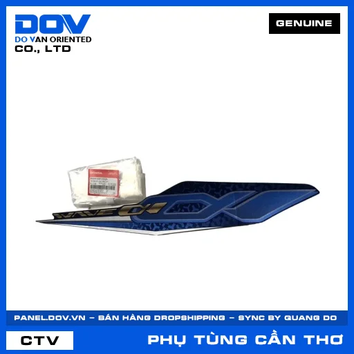 TEM ỐP SƯỜN PHẢI *PB421M* WAVE ALPHA 110 — 86644K89V30ZA