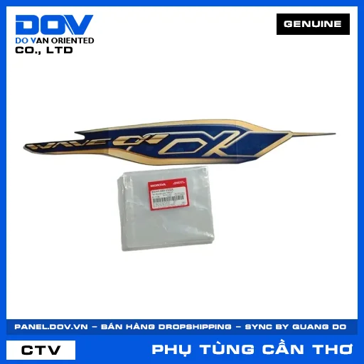 TEM ỐP SƯỜN PHẢI *PB421* WAVE ALPHA 110 — 86644K89V50ZA