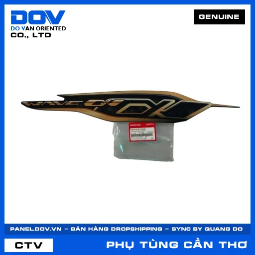 TEM ỐP SƯỜN PHẢI *NHB25* WAVE ALPHA 110 — 86644K89V50ZD