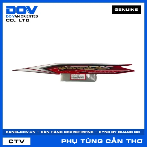 TEM ỐP SƯỜN TRÁI *R263* WAVE ALPHA 110 — 86645K89V20ZE