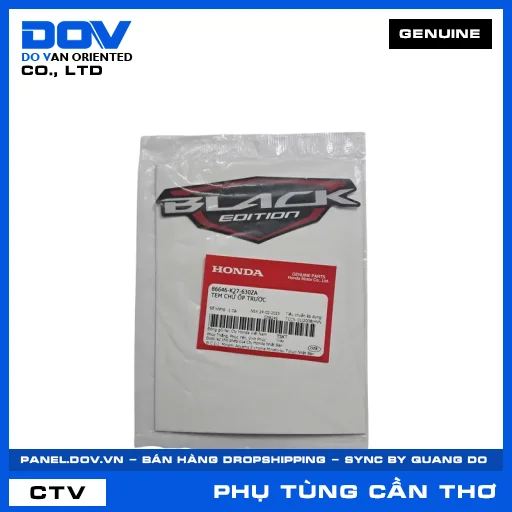 TEM CHỮ ỐP TRƯỚC — 86646K27630ZA