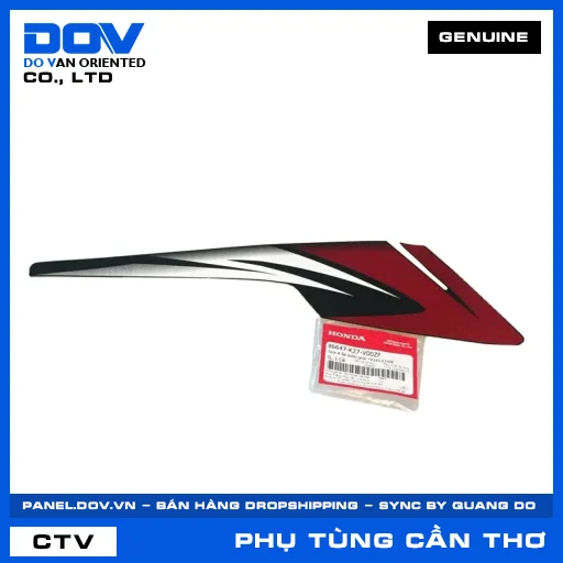 TEM A ỐP SƯỜN PHẢI *R340,R340B AIR BLADE 125 — 86647K27V00ZF