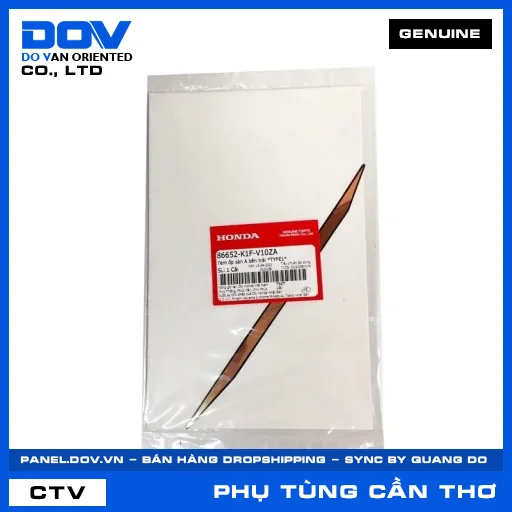 TEM ỐP SÀN A BÊN TRÁI *TYPE1* AIR BLADE 125/150 — 86652K1FV10ZA
