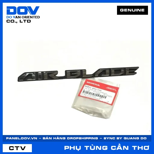 LOGO ỐP SƯỜN PHẢI CHỮ AIRBLADE AIR BLADE 110 — 86831KVGV40