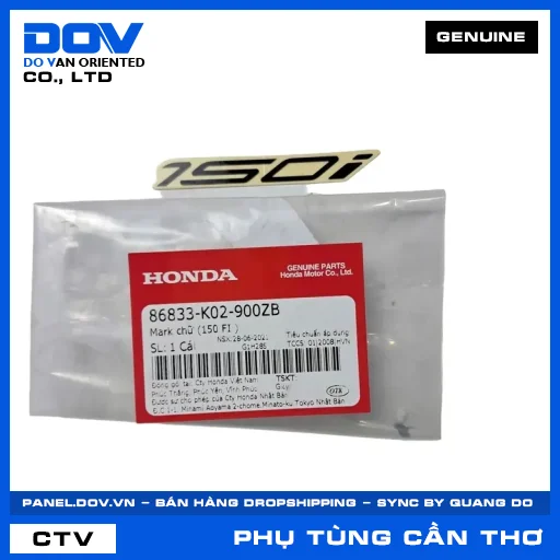 MARK CHỮ (150 FI) SH 125/150 — 86833K02900ZB