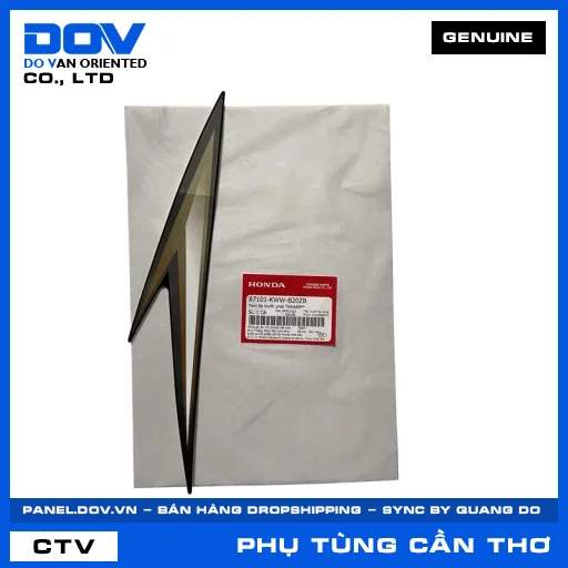 TEM ỐP TRƯỚC PHẢI *NHA69P* WAVE RSX 110 — 87101KWWB20ZB