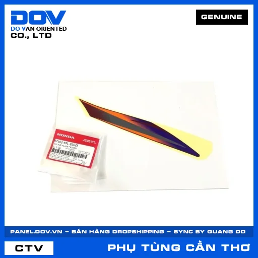 Tem mặt nạ phải *R203M* — 87102KFL830ZE