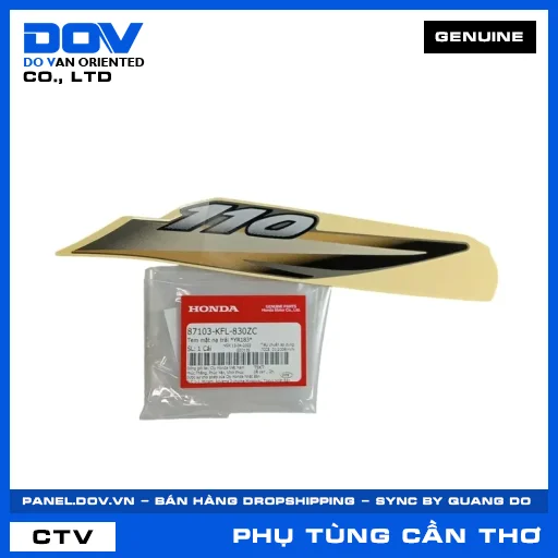 Tem mặt nạ trái *YR183* — 87103KFL830ZC