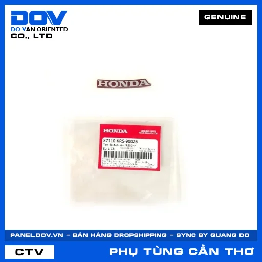 TEM ỐP ĐUÔI SAU *R203M* — 87110KRS900ZB
