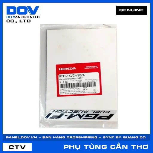 MARK CHỮ (PGMFI) *NH411* AIR BLADE 110 — 87112KVGV20ZA