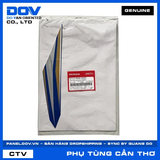 TEM B ỐP SƯỜN PHẢI *B206M* WAVE RSX 110 — 87113KWWV00ZC