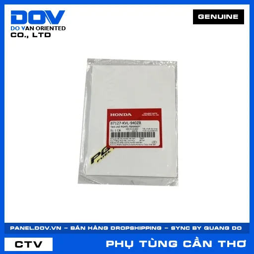 Tem chữ PGMFI *NHA96P* — 87127KVL940ZB