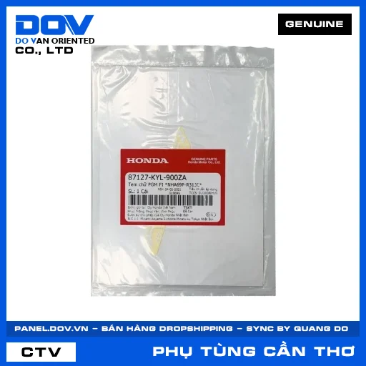TEM CHỮ PGM FI *NHA69P-R313C* — 87127KYL900ZA