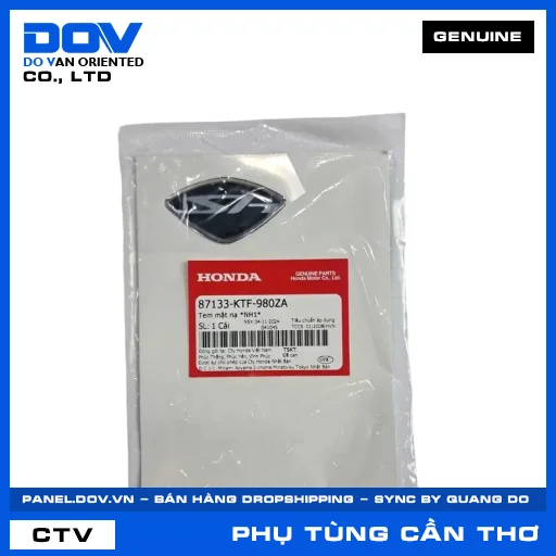 TEM MẶT NẠ *NH1* — 87133KTF980ZA