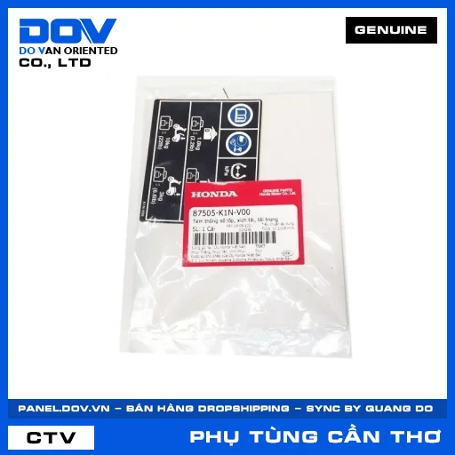 TEM THÔNG SỐ LỐP, XÍCH TẢI, TẢI TRỌNG (sên) SH MODE — 87505K1NV00