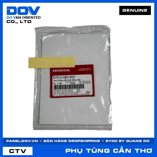 TEM HƯỚNG DẪN KHỞI ĐỘNG MÁY SUPER DREAM — 87513GBGB20