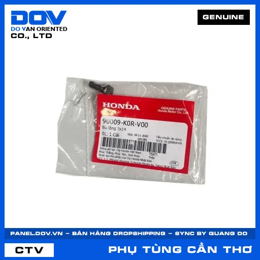 BU LÔNG 5X14 AIR BLADE 125/160, LEAD 125, PCX 160, SH 125/150 — 90009K0RV00