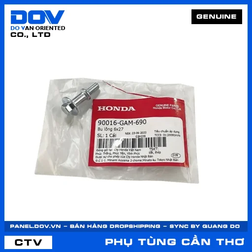 Bu lông 6x27 AIR BLADE 110, CLICK 110 — 90016GAM690