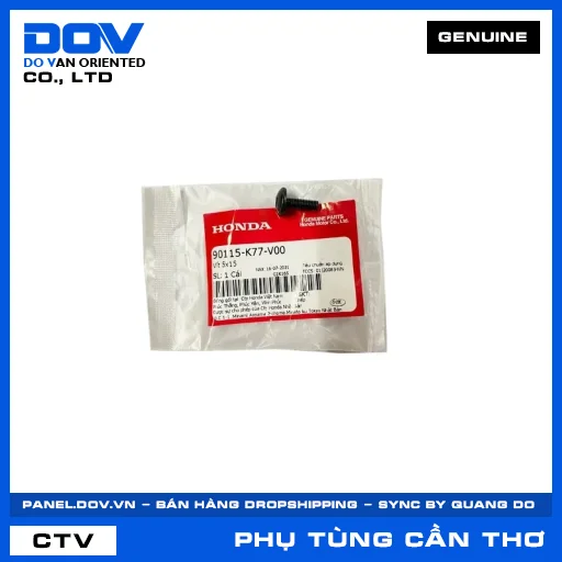 VÍT 5X15 PCX, PCX 125/150, PCX 160, SH 125/150 — 90115K77V00