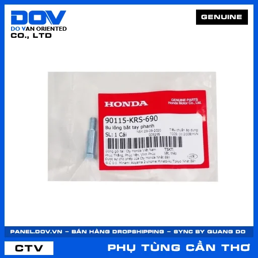 BU LÔNG BẮT TAY PHANH (tay thắng) AIR BLADE 110, CLICK 110, WAVE 100, WAVE ALPHA — 90115KRS690