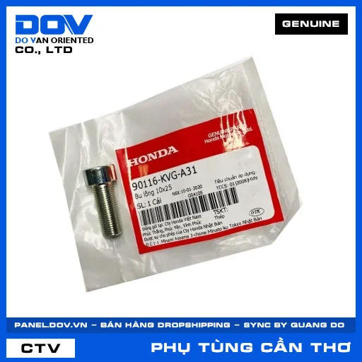 BU LÔNG 10X25 AIR BLADE 125/150, AIR BLADE 125/160 — 90116KVGA31