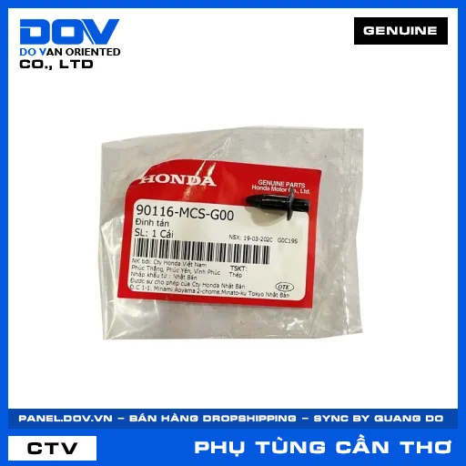 ĐINH TÁN CB500F, CB650R, CBR650R, MSX 125 — 90116MCSG00